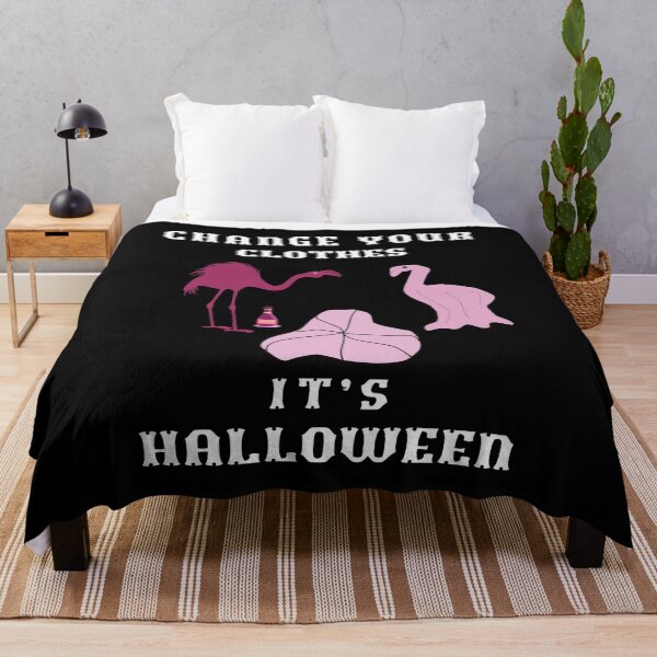Item preview, Halloween, flamingos getting ready. designed and sold by Bodino.