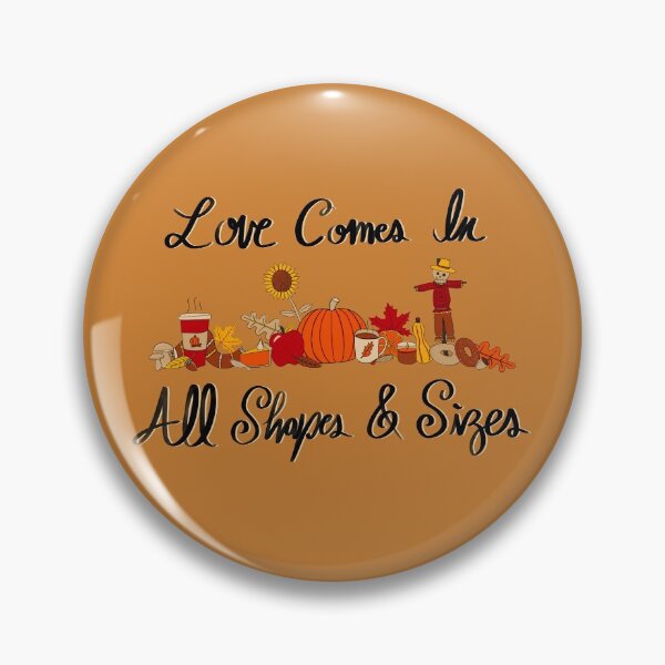 Item preview, Love Comes In All Shapes & Sizes - Autumn & Bronze designed and sold by EcoElsa.