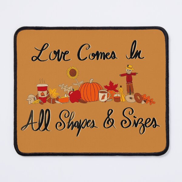 Item preview, Love Comes In All Shapes & Sizes - Autumn & Bronze designed and sold by EcoElsa.