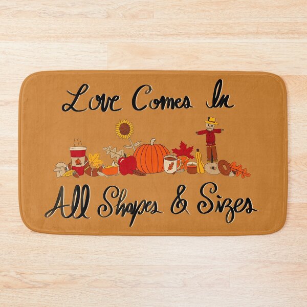 Item preview, Love Comes In All Shapes & Sizes - Autumn & Bronze designed and sold by EcoElsa.