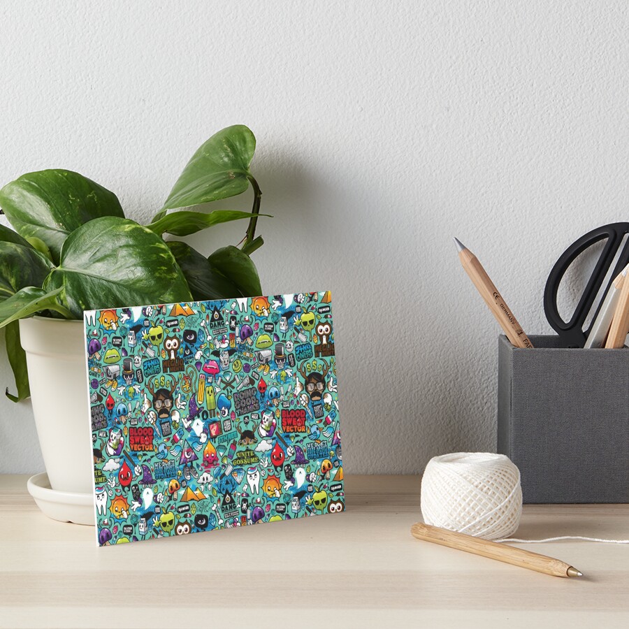 Item preview, Art Board Print designed and sold by kiryusha-Shop.