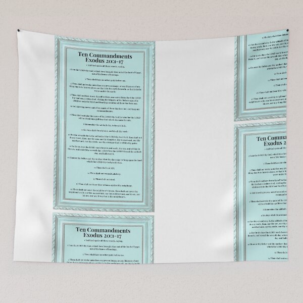 Item preview, THE 10 COMMANDMENTS designed and sold by wildwhimsical.