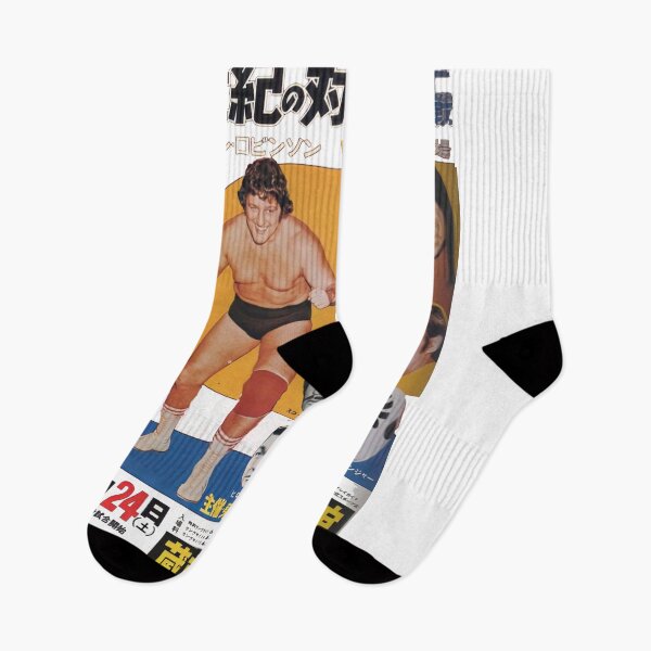Item preview, Vintage Japanese Wrestling card poster Terry Funk v. Giant Baba  designed and sold by The Irish Whip.