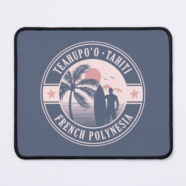 Item preview, Teahupo’o Tahiti French Polynesia Vintage Summer Surf Design designed and sold by CynthiaGraphics.