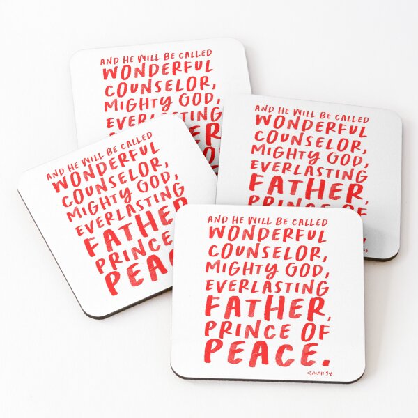 Item preview, And He Will Be Called Wonderful Counselor | Isaiah 9:6 designed and sold by wondrous-works.