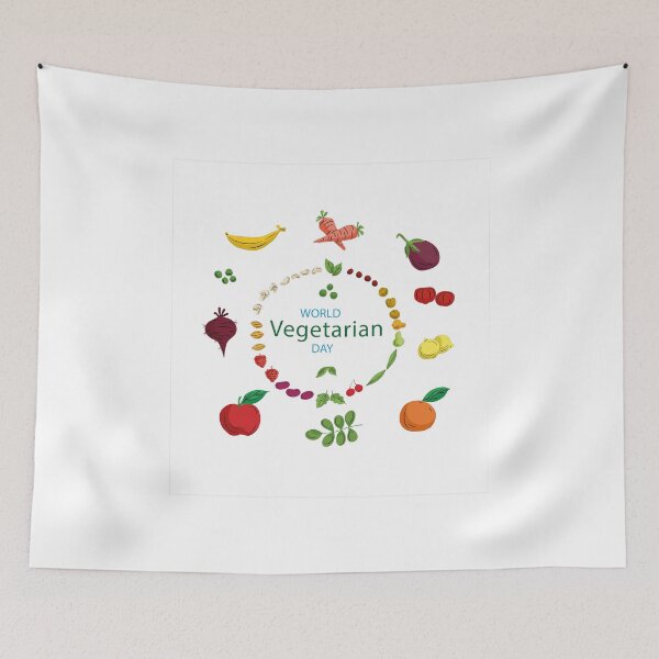 Item preview, Vegetarian Day designed and sold by so01.