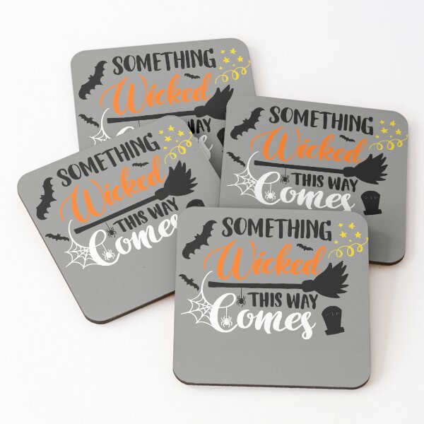Item preview, Halloween - Witch Slogan - Something Wicked This Way Comes designed and sold by WearWolfDesigns.