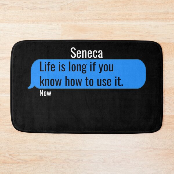 Item preview, Seneca Stoic Quote | Philosophical Text Bubble | Stoicism Phrase designed and sold by StoicStreet.