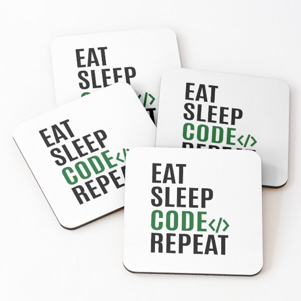 Item preview, Eat Sleep Code Repeat designed and sold by mksjr.