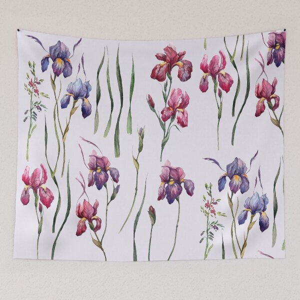 Item preview, Watercolor Irises designed and sold by Pavnud.
