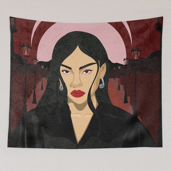 Item preview, Akane - fierce japanese woman designed and sold by odhara.
