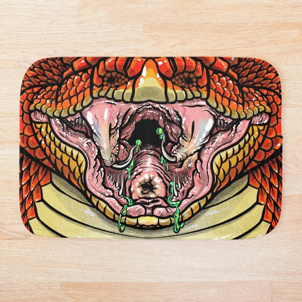 Artikelvorschau, Gift tropft Red Bush Viper Mouth entworfen und verkauft von Oblatrate.