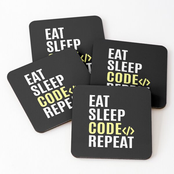 Item preview, Eat Sleep Code Repeat designed and sold by mksjr.