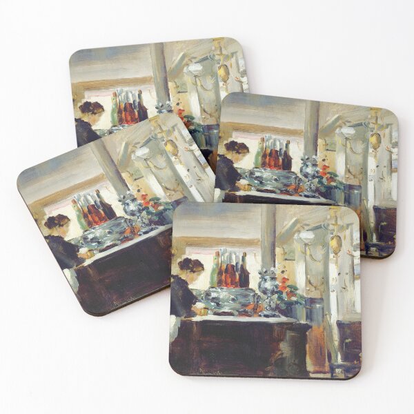 Item preview, Oil Painting Bon Bock Cafe (c.1881) by Edouard Manet designed and sold by Designedbysm.