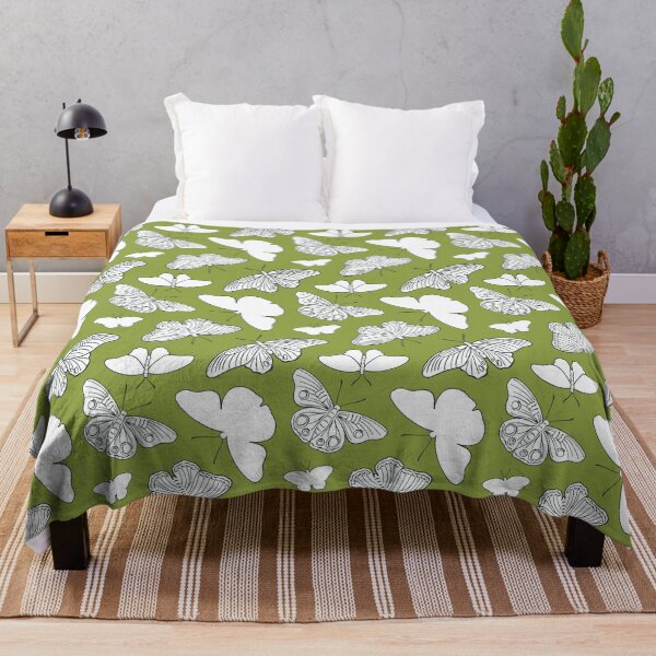 Item preview, Soft Flutters on Olive designed and sold by LZ Cathcart.