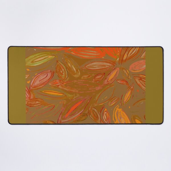 Item preview, Autumn Watercolor Leafishness, brown orange fall leaves designed and sold by djrunnels.