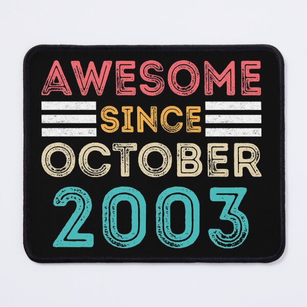 Item preview, Retro Vintage 17th Birthday - Awesome Since October 2003 designed and sold by meedTee.