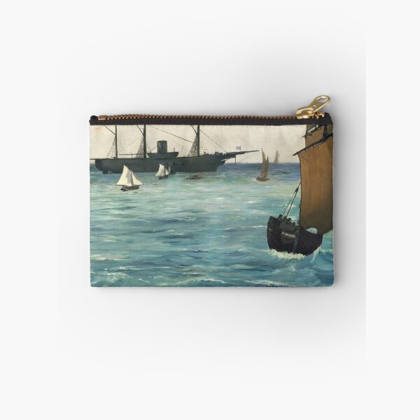 Item preview, Oil Painting The "Kearsarge" at Boulogne (1864) by Édouard Manet designed and sold by Designedbysm.