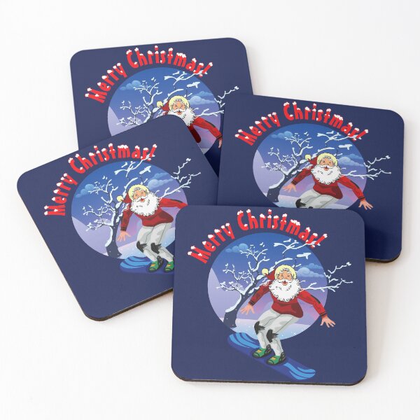 Item preview, Copy of Snowboarding Santa / Merry Christmas designed and sold by ramazis.