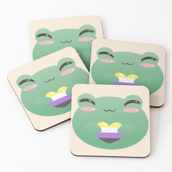 Item preview, Nonbinary fwog designed and sold by pukidraws.