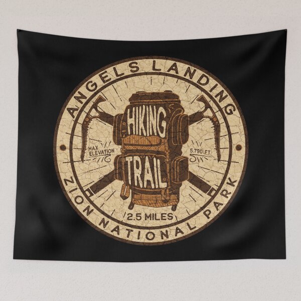 Item preview, Angels Landing Hiking Trail Zion National Park designed and sold by JordanHolmes.