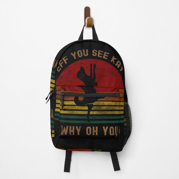 Item preview, Eff You See Kay Why Oh You Dog Yoga Pose Retro Vintage Black Design designed and sold by adamtepl.