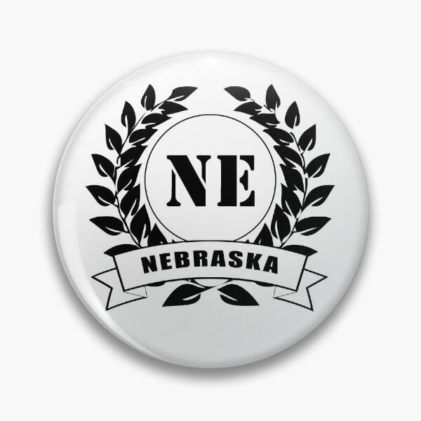 Item preview, Nebraska USA laurel wreath designed and sold by GeogDesigns.