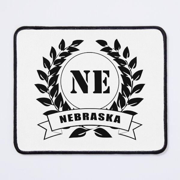 Item preview, Nebraska USA laurel wreath designed and sold by GeogDesigns.