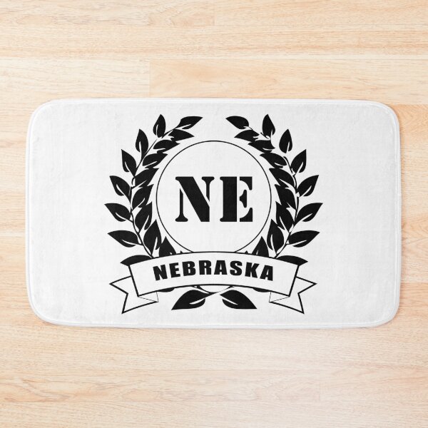 Item preview, Nebraska USA laurel wreath designed and sold by GeogDesigns.