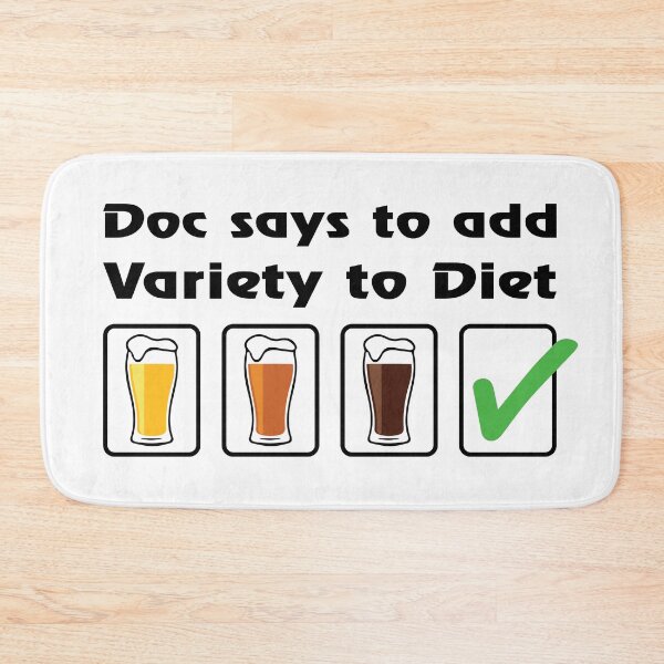 Item preview, Doc Says To Add Variety To Diet designed and sold by FunFoxDesign.
