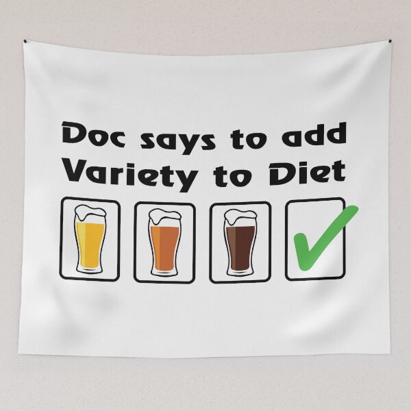 Item preview, Doc Says To Add Variety To Diet designed and sold by FunFoxDesign.