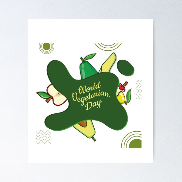 Item preview, Vegetarian Day designed and sold by so01.