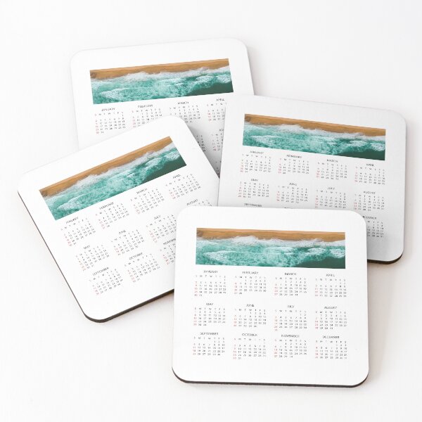 Item preview, Ocean Wall Calendar 2022 designed and sold by ProtonProject.