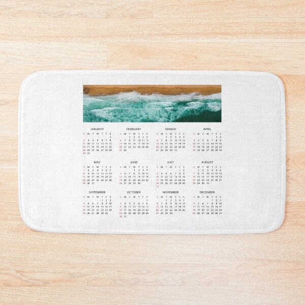 Item preview, Ocean Wall Calendar 2022 designed and sold by ProtonProject.