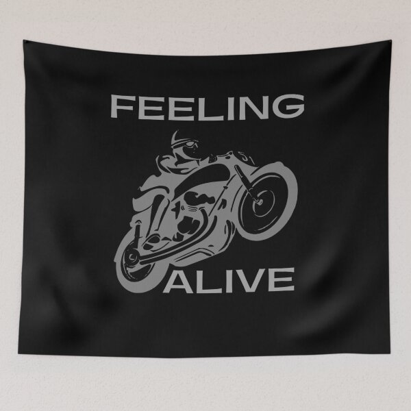 Item preview, Feeling alive - motorbike life designed and sold by Clurixious.
