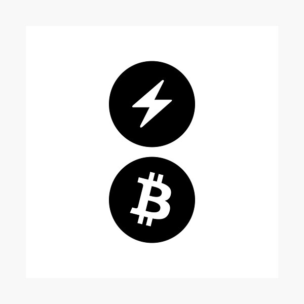 Artikel-Vorschau von Lightning Network x Bitcoin Network Logo  / 2nd Layer Solution, designt und verkauft von NautilusMare.