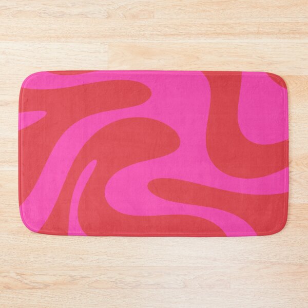 Item preview, Swirly Bright Magenta Pink Fuchsia Red Retro Modern Abstract designed and sold by kierkegaard.