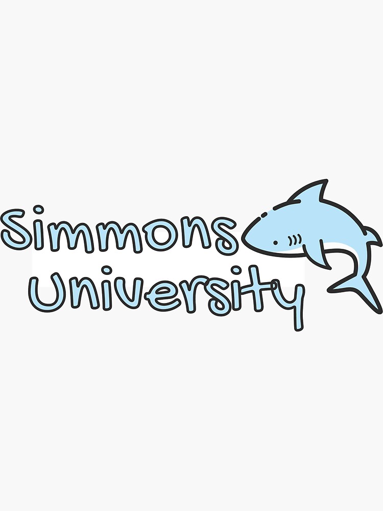 "Simmons University" Sticker for Sale by GtheBDesigns Redbubble