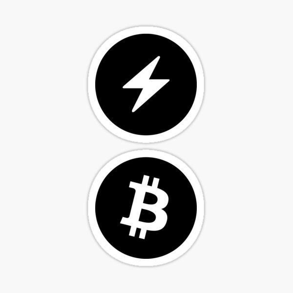 Artikel-Vorschau von Lightning Network x Bitcoin Network Logo  / 2nd Layer Solution, designt und verkauft von NautilusMare.