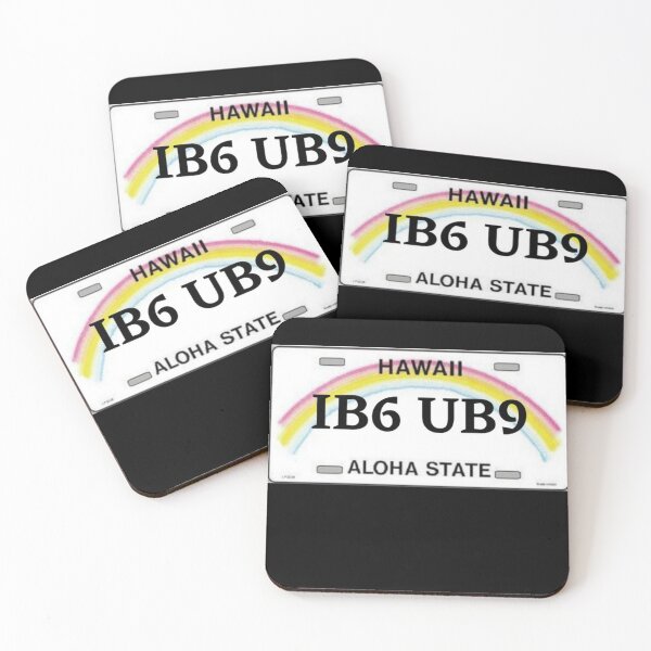 Item preview, IB6 UB9 Customized Hawaiian License Plate designed and sold by Woowee808.