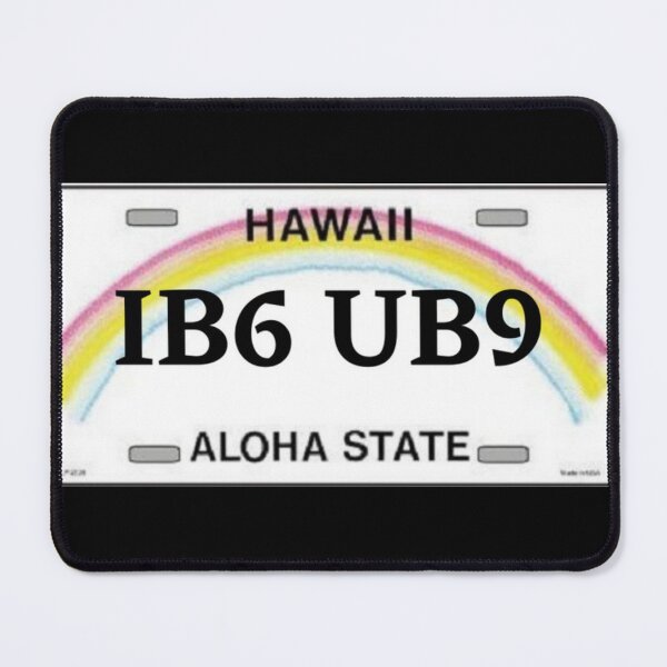 Item preview, IB6 UB9 Customized Hawaiian License Plate designed and sold by Woowee808.