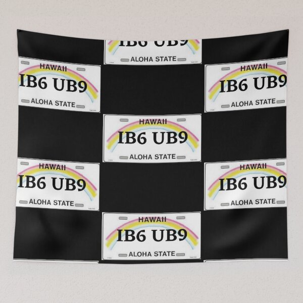 Item preview, IB6 UB9 Customized Hawaiian License Plate designed and sold by Woowee808.
