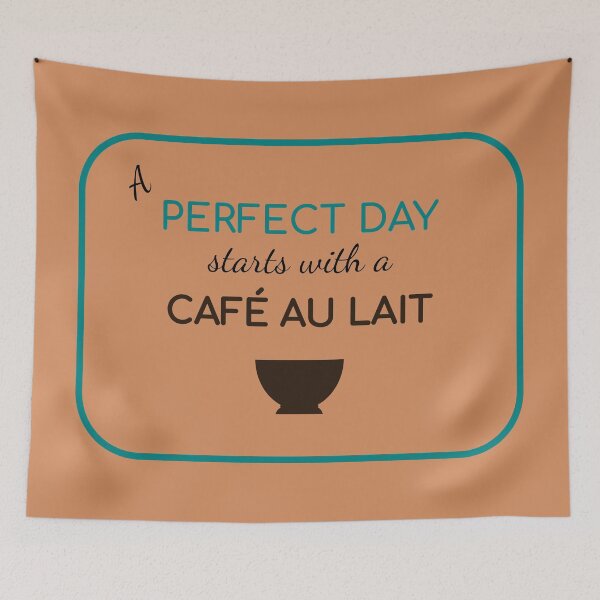 Aperçu de l'œuvre Journée parfaite Café au Lait créée et vendue par SaturdayMeadow.