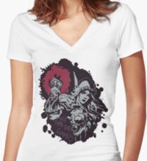 Sylvanas has no time for games Women's Fitted V-Neck T-Shirt
