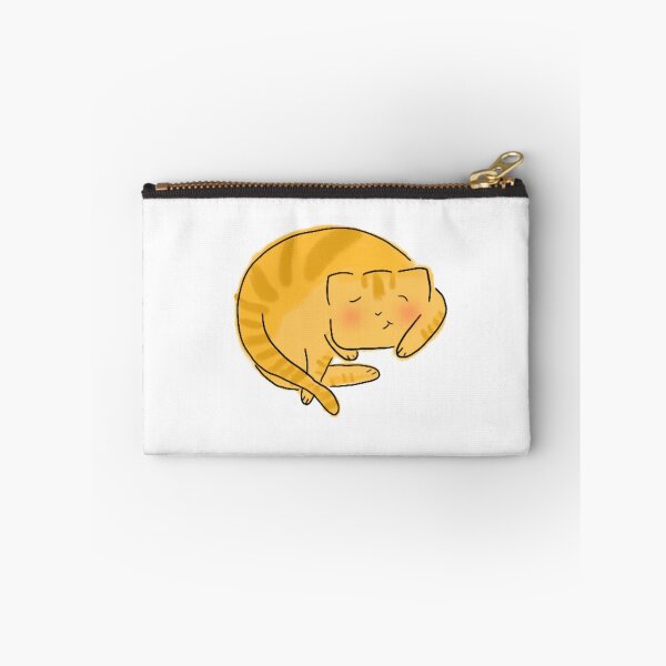 Item preview, sleeping cat dreaming about food crossing his legs designed and sold by kimbasmama.