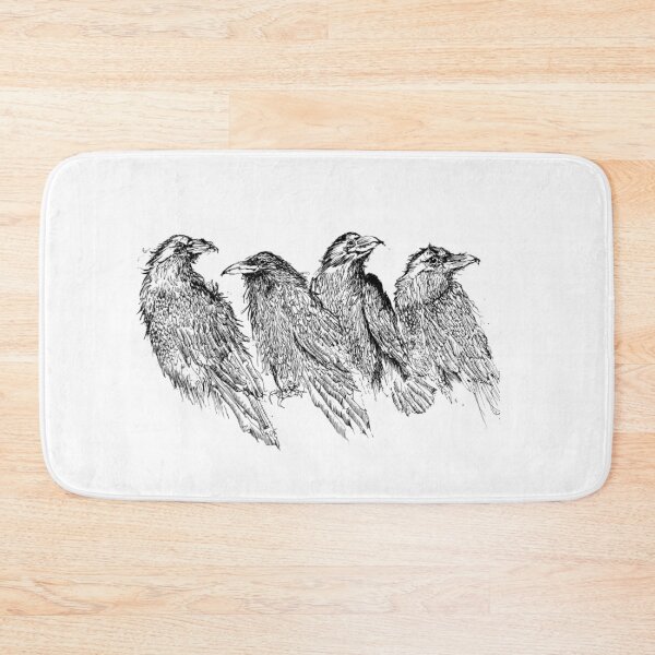 Item preview, Four Crows Ink Drawing designed and sold by Criptyk-art.
