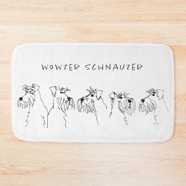 Item preview, Sketchy faces - wowzer schnauzer designed and sold by Buzby Bluebeard.
