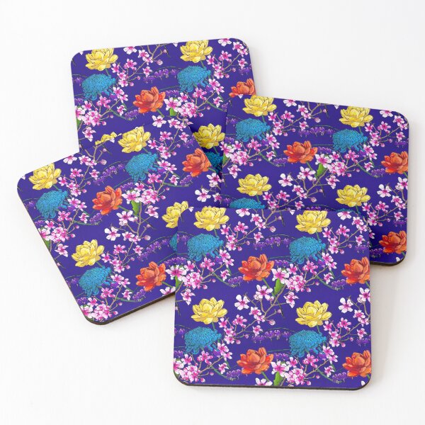 Item preview, Asian Blue Floral Fusion designed and sold by missdebi27.