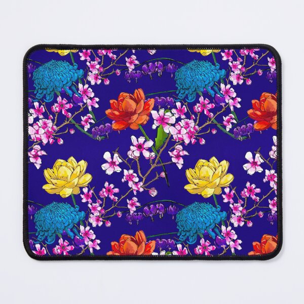 Item preview, Asian Blue Floral Fusion designed and sold by missdebi27.