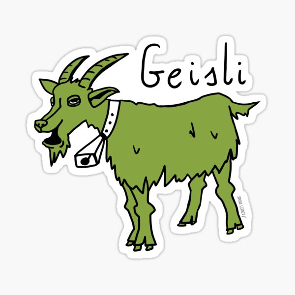 I love Geisli Sticker